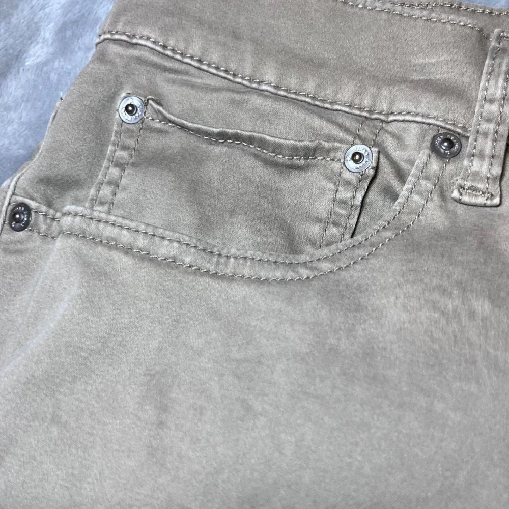 Lucky Brand 221 Mens Size 38x32 Straight Leg Khaki Twill Pants Business Casual